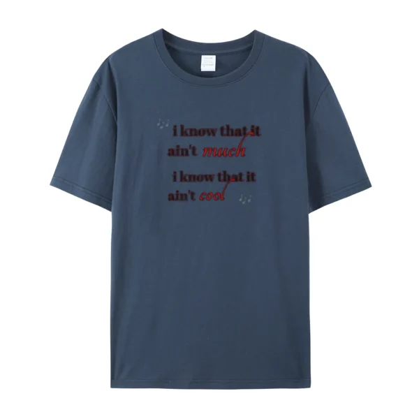 Words by Noah Kahan T-Shirt Navy Blue