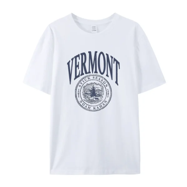 Stick Season Collegiate Tee White